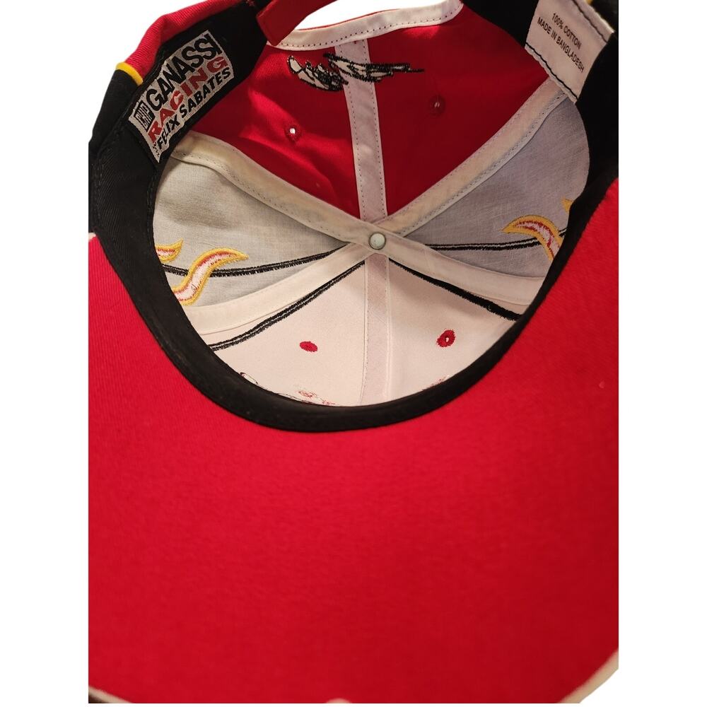 Wrigley's Big‎ Red NASCAR Hat Chip Ganassi Racing 42 Flame Embroidered Cap Mens - Picture 5 of 5